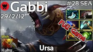 Gabbi [TNC] plays Ursa!!! Dota 2 Full Game 7.21