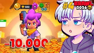 Minha PRIMEIRA BRAWLER no NÍVEL MÁXIMO! #BRAWL26 Ep4