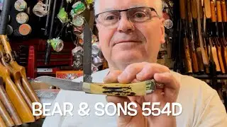 Обзор ремонта снаряжения Bear & son 554D trapper Damascus & Stag & Bear