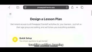 Sneak peek: Pineapple Friends Educator Toolkit app