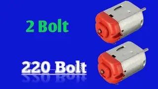 1 volt ya 2 volt se chalne wala motor ko 220 volt dene per Kya hota Hai experiment India motorrepair