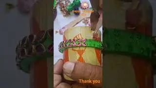 #diy #jewellery #bangles #silk thread bangkes #kundan stone #kundan stone bangles #hand made