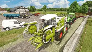 Ensilage de Maïs avec des Vieux Tracteurs | à l'Ancienne | Farming Simulator 25