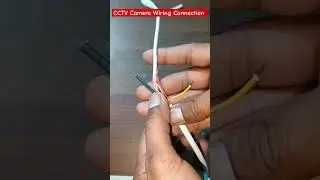 #shorts | CCTV camera wire connection wiring #shortsvideo @AmitsainiElectrician