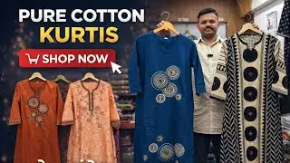 New Pure Cotton Kurtis | High Demand Kurti Collection 2026,Surat Pure cotton three piece kurtis 