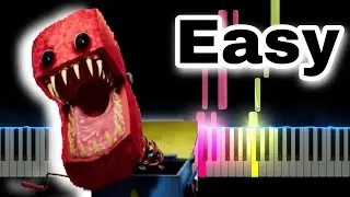 Project Playtime - Boxy Boo Music box (Easy Piano Tutorial)