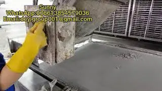 factory live :Fireproof Mgo board making machine mgo board production line