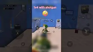 Best 1v4 with shotgun #bgmi #bgmishorts #youtubeshorts #1v4clutch