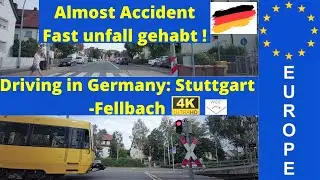 Driving in Germany: Stuttgart - Fellbach | 4K | Driving in Europe
