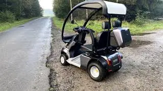 Dvousedadlový elektrický skútr Afiscooter S4 (model 2020) se střechou