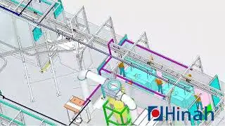 Transformers automatic powder coating line