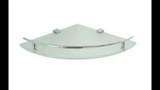 Bathroom glass shelf