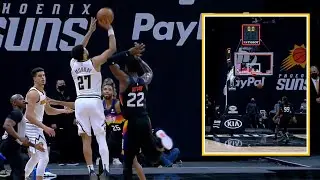 Jamal Murray buzzer beater 3-point shot to forced OT vs Phoenix Suns | Clutch shot or Travelling?