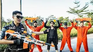 LTT Game Nerf War : Squad Justice SEAL X Nerf Guns Fight Braum Crazy Crime Hunting