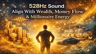 528Hz Sound | Align With Wealth, Money Flow & Millionaire Energy