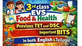 TET DSC Special 💥 3rd Class EVS Food Keeps Us Fit & Healthy – Previous Bits