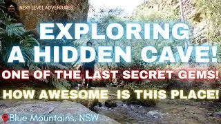 EXPLORING A HIDDEN CAVE! One Of The LAST Hidden Gems! Remote Bush Camping In The Blue Mountains NSW!