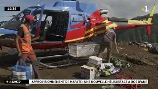 Une nouvelle hélisurface pour l'approvisionnement des Mafatais