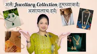असे jewellary sets नक्की घ्या ✨ #jewellerycollection #womensjewelry #motijewellery #marathifashion