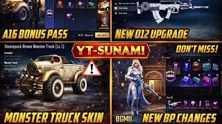 🤑BGMI NEW BONUS PASS PURCHASE ❤️ | A16 BONUS PASS PURCHASE, REWARD QBZ | NEW MONSTER TRUCK 🚛❤️