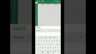 how to autofit column in excel mobile. #excelmobile #excel