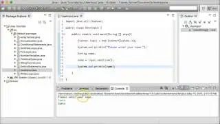 Java Tutorial 12 - Getting User Input