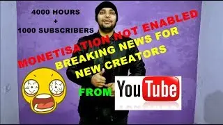 NEW Update From YouTube ! YouTube Partner Program's New Terms and conditions for Monetisation !