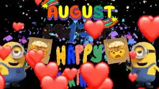#SsTchrz | August 17 Happy Birthday Status | HBD | Birthday Song | Birthday Wishes