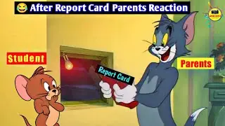 After Report Card Parents Reaction 🤣 ~ Tom and Jerry Meme 🤣 ~ Funny meme 😂~ Lipun Editz