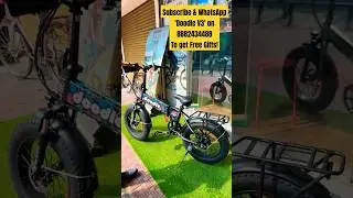 WhatsApp on 8882434488 to get Free Gifts on Doodle V3 #electricbike #cycle #electric #folding #gifts