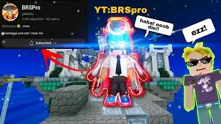 I met @BRSPro in bedwars || blockman go