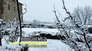 التساقطات الثلجية الأخيرة بأيت بوكماز 🚶🏿 Ait Bouguemez recent snowfalls