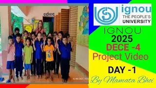 IGNOU DECE - 4  Project Kids Activity #Day - 01 Colour activities #Social development  #ECCE Course 