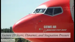 Fluid Mechanics 1 | Lecture 22 - Static, Dynamic, and Stagnation Pressure