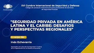 XVI Cumbre de Seguridad y Defensa - Panel &uml;Seguridad privada en Am&eacute;rica Latina y el Caribe: desaf&iacute;os