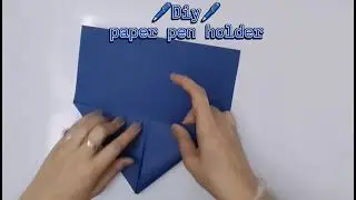 Cute DIY Paper Desk Organizer! ✍️✨