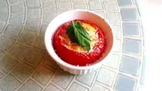 Vegetarian Recipe Idea Scrambled Egg Stuffed Tomato Recipe with Steps
