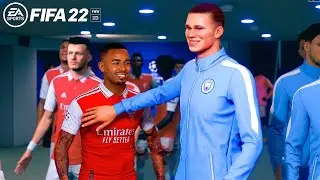 FIFA 22 | Arsenal Vs Manchester City Ft. Jesus, Haaland, | Premier League 22/23 | 4K Gameplay