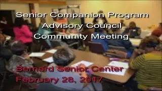 Senior Campanion Program Advisory Steering Committer-Bernard Senior Center