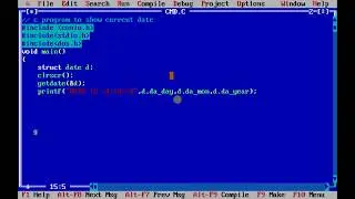 c program to show current date in any format -Daily Codes