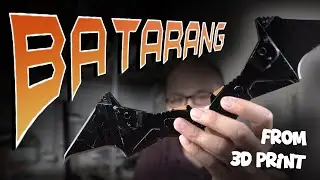 How I Made the 2022 Batarang &ndash; Full 3D Print Finishing Guide | 3D Print to Battle-Ready Prop!