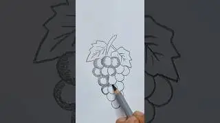 How to draw a Grapes #foryou #art #viral #drawing