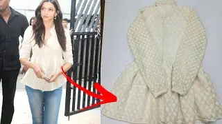 Tunic Top/ Short Top Cutting And Stitching/Designer Top Cutting And Stitching