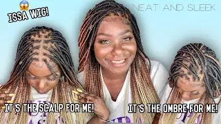 Neat and Sleek Knotless Braided Wig (LEAH) ISSA Lace Front Wig😱|EASY Install