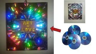 DIY old cd / Wall art hanging / make simple and easy wall decor at home / Comporme Show