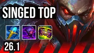SINGED vs WARWICK (TOP) | 39K damage | EUW Master | 26.1
