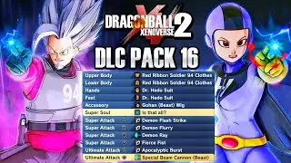 How To Unlock ALL New DLC 16 CAC Skills, Clothes, Super Souls & Art - Dragon Ball Xenoverse 2