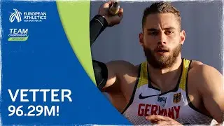 Vetter's Championship Record - 96.29m!! Silesia 2021 #Shorts