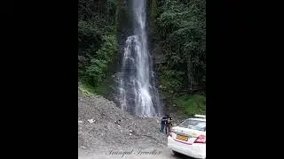 Waterfall during Kedarnath trek Uttarakhand Part 2 #shorts