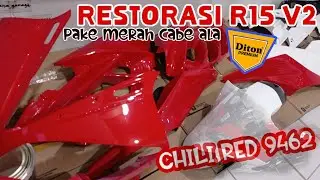 R15 v2 pun jadi seger lagi | Restorasi R15 merah cabe a.k.a Chili Red 9462 Diton Premium